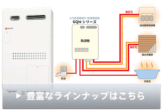 高温水供給式給湯暖房機